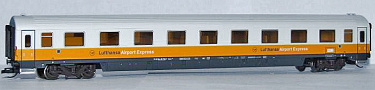[Osobní vozy] → [Rychlíkové] → [typ Eurofima] → 500747: oranžový-světle šedý ″Lufthansa-Airport-Express″