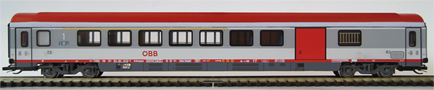 [Osobní vozy] → [Rychlíkové] → [typ Eurofima] → 7644: šedý-bílý s červenou střechou se služebním oddílem 1. tř.