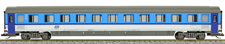 [Osobní vozy] → [Rychlíkové] → [typ Eurofima] → 01659-1: rychlíkový vůz v barevném schematu „Najbrt“ 2. tř.