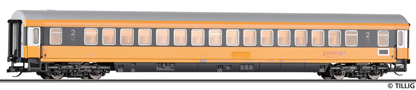 [Osobní vozy] → [Rychlíkové] → [typ Eurofima] → 16522: rychlíkový vůz v barevném schematu „RegioJet“ 2. tř.