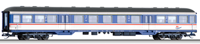 [Osobní vozy] → [Rychlíkové] → [typ Silberling] → 01811 E: rychlíkový vůz v barevném schematu „TRI Train Rental International GbR“ 1./2. tř.