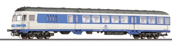 [Osobní vozy] → [Rychlíkové] → [typ Halberstadt] → 01618 E: modrý-bílý s šedou střechou řídící vůz 2. tř.