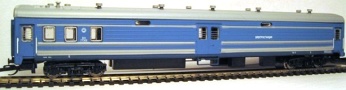 [Osobní vozy] → [Rychlíkové] → [lůžkové Ammendorf] → 2131-2B: modrý s šedou střechou ″Aurora″, zavazadlový