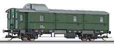[Osobní vozy] → [Spěšné a osobní] → [2-osé typ 29] → 13417: služební vůz zelený se stříbřitou střechou