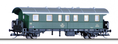 [Osobní vozy] → [Spěšné a osobní] → [2-osé typ 29] → 01664: zelený s šedou střechou do stavebního vlaku „Bauzug“