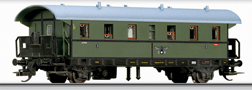 [Osobní vozy] → [Spěšné a osobní] → [2-osé typ 29] → 01689 E: zelený s šedou střechou 3. tř.