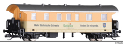 [Osobní vozy] → [Spěšné a osobní] → [2-osé typ 29] → 501949: osobní vůz s reklamním potiskem „TILLIG/Sebnitz“