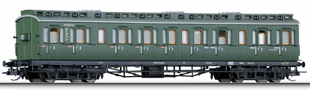 [Osobní vozy] → [Spěšné a osobní] → [4-osé oddílové] → 01616: zelený s tmavě šedou střechou 3. tř.