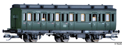 [Osobní vozy] → [Spěšné a osobní] → [3-osé oddílové] → 13152: oddílový vůz tmavě zelený s černou střechou 2. tř.