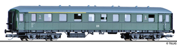 [Osobní vozy] → [Spěšné a osobní] → [4-osé spěšné] → 13351: osobní vůz zelený s tmavě šedou střechou 1./2. tř.
