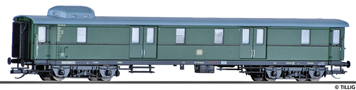 [Osobní vozy] → [Spěšné a osobní] → [4-osé spěšné] → 13375: zavazadlový vůz zelený se stříbrnou střechou