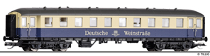 [Osobní vozy] → [Spěšné a osobní] → [4-osé spěšné] → 13305 E: salónní vůz modrý-slonová kost s šedou střechou „Deutsche Weinstraße“