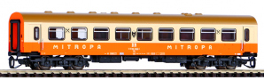 [Osobní vozy] → [Spěšné a osobní] → [4-osé rekonstruované] → 72437: jídelní vůz oranžový-slonová kost s šedou střechou „MITROPA“