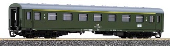 [Osobní vozy] → [Spěšné a osobní] → [4-osé modernizované] → 95604: zelený s šedou střechou 1. tř.