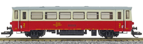 [Osobní vozy] → [Spěšné a osobní] → [2-osé Btax (010)] → M0902: přívěsný vůz červený-krémový s šedou střechou 2. tř.