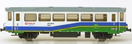 [Osobní vozy] → [Spěšné a osobní] → [2-osé Btax (010)] → M0994: zelený-modrý-bílý s šedou střechou ″Železnice Desná″ (ŽD)