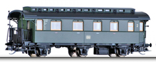 [Osobní vozy] → [Spěšné a osobní] → [3-osé pruské] → 01728: osobní vůz zelený s černou střechou 2. tř.