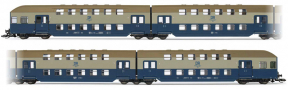 [Osobn vozy] → [Patrov] → [DB 13] → HN9521: tydln patrov jednotka modr-svtle ed s olivovou stechou