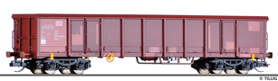 [Nákladní vozy] → [Otevřené] → [4-osé Eas] → 15688: vysokostěnný nákladní vůz červenohnědý se záplatami