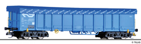 [Nákladní vozy] → [Otevřené] → [4-osé Eas] → 15690: vysokostěnný nákladní vůz modrý s plachtou