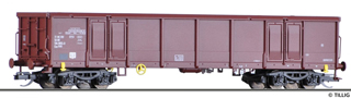 [Nákladní vozy] → [Otevřené] → [4-osé Eas] → 501868: vysokostěnný nákladní vůz červenohnědý s nákladem dřeva