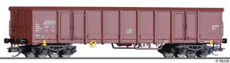 [Nákladní vozy] → [Otevřené] → [4-osé Eas] → 15677: vysokostěnný nákladní vůz červenohnědý