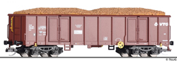 [Nákladní vozy] → [Otevřené] → [4-osé Eas] → 15279: vysokostěnný nákladní vůz červenohnědý s nákladem brambor