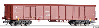 [Nákladní vozy] → [Otevřené] → [4-osé Eas] → 15674: vysokostěnný nákladní vůz červenohnědý