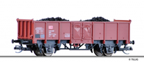 [Nákladní vozy] → [Otevřené] → [2-osé Es] → 501134: otevřený nákladní vůz červenohnědý s nákladem uhlí