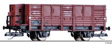 [Nákladní vozy] → [Otevřené] → [ostatní] → 501904: otevřený nákladní vůz červenohnědý s nákladem uhlí