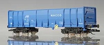 [Nákladní vozy] → [Otevřené] → [4-osé LOWA] → 65355: vysokostěnný nákladní vůzmodrý „NACCO“