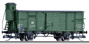 [Nákladní vozy] → [Kryté] → [2-osé s nízkou střechou] → 01014 E: krytý nákladní vůz zelený do pomocného vlaku „Hilfszug“