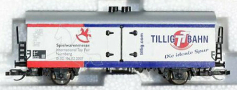 [Nákladní vozy] → [Kryté] → [2-osé chladicí, pivní a reklamní] → 500539: nákladní chladící vůz bílý s šedou střechou „Spielwarenmesse Nürnberg 2007“