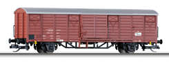 [Nákladní vozy] → [Kryté] → [2-osé Gbs] → 01671: červenohnědý s šedou střechou poštovní vůz