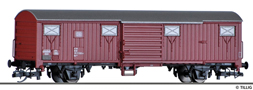 [Nákladní vozy] → [Kryté] → [2-osé Gbs] → 17175: krytý nákladní vůz červenohnědý se stříbřitou střechou