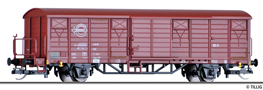 [Nákladní vozy] → [Kryté] → [2-osé Gbs] → 501775: krytý nákladní vůz červenohnědý „Expressgut“