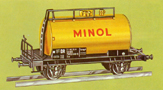 [Nákladní vozy] → [Cisternové] → [2-osé Z52] → 04410: žlutá ″MINOL″