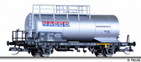 [Nákladní vozy] → [Cisternové] → [2-osé na těžké oleje] → 14995: stříbrná „NACCO“