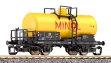 [Nákladní vozy] → [Cisternové] → [2-osé R (JATT)] → 95807: kotlový vůz žlutý „MINOL“