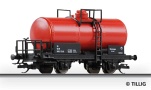 [Nákladní vozy] → [Cisternové] → [2-osé R (JATT)] → 500995: kotlový vůz červený do požárního vlaku