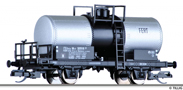 [Nákladní vozy] → [Cisternové] → [2-osé R (JATT)] → 95855: cisternový vůz světle šedý s černým pásem „FERT & Co.“