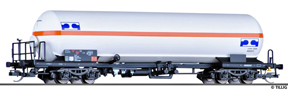 [Nákladní vozy] → [Cisternové] → [4-osé na plyn] → 15033: šedá s oranžovým proužkem