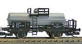 [Nákladní vozy] → [Cisternové] → [2-osé speciální] → 5106: šedá s černým rámem a brzdařskou plošinou