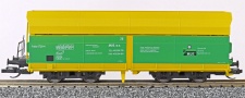 [Nákladní vozy] → [Samovýsypné] → [4-osé OOt (Wap)] → DD 64b TT: nákladní samovýsypný vůz žlutý-zelený „Mostecká uhelná společnost a.s.“