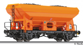 [Nákladní vozy] → [Samovýsypné] → [2-osé Fcs/Tds] → 14584: samovýsypný vůz oranžový s nákladem HGK (Häfen und Güterverkehr Köln AG)