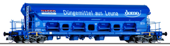 [Nákladní vozy] → [Samovýsypné] → [4-osé Facs] → 01743: modrý se zakrytím „Düngemittel aus Leuna“