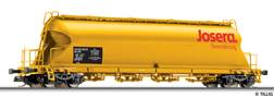 [Nákladní vozy] → [Samovýsypné] → [4-osé na uhelný prach] → 18252: žlutý na přepravu prachu „Josera“