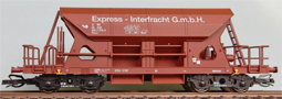 [Nákladní vozy] → [Samovýsypné] → [4-osé Faccs (Sas)] → M1703.1: samovýsypný vůz červenohnědý „Express-Interfracht G.m.b.H.“