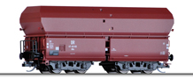 [Nákladní vozy] → [Samovýsypné] → [4-osé OOtz] → 01709 E: červenohnědý s nákladem hnědého uhlí „Braunkohlezug 1“