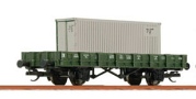 [Nákladní vozy] → [Nízkostěnné] → [2-osé Rm] → 500910: zelený s nákladem kontejneru